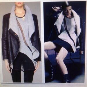 Helmut Lang Gray Intarsia Sweater size P or XS